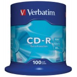 Įrašomas diskas CD-R 80 700MB 52x Verbatim